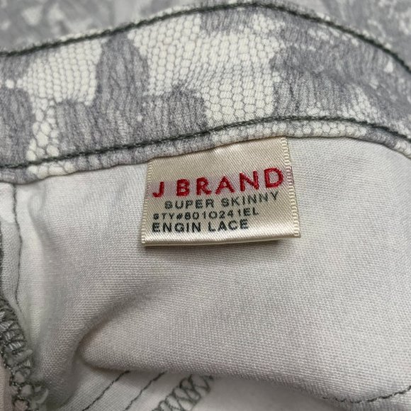 J Brand skinny jeans printed lace special edition - Picture 7 of 7